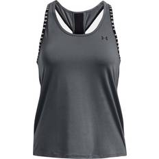 Under Armour Knockout Sleeveless T-shirt Grey Woman