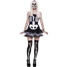 Smiffys Vestidos de fiesta Smiffys Sexy Skeleton Costume for Women