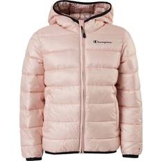 Pink - Woman Jackets Champion Hooded Jacket Peachy Keen - Rosa