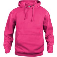 Orange - Unisex Tröjor Clique Basic huvtröja, Ljus Cerise