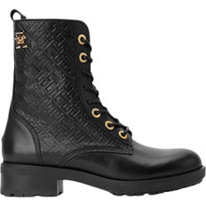 Tommy Hilfiger Monogram Biker Boot - Black