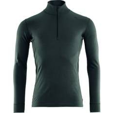 Aclima Damen Bekleidung Aclima Longsleeve WarmWool Mock Neck green gables Grün