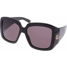Gucci Unisex Sunglasses Gucci Black Square 001 BLACK