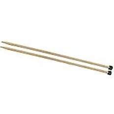Bambu Stickor Knitpro K22356 jacksticknålar, bambu, brun, 33 cm x 3,5 mm, 2 antal