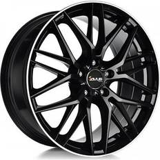 Cerchioni Avus Cerchio In Lega AF19 8x18 5x112 ET 35 Black Polished Lip