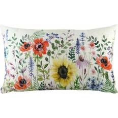 Linen Cushion Covers Evans Lichfield Evans Lichfield Emma Wild Flowers Cushion Cover Multicolour