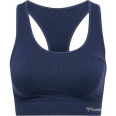 Fitness & Gimnasio - Mujer Sujetadores Hummel Tif Seamless Sports Top - Dark Blue