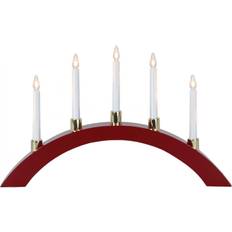 Star Trading Halla Red Candle Bridge 55cm