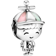 Multifarvet Charms & Vedhæng Pandora Little Boy Charm - Silver/Multicolour