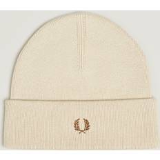 Fred Perry Herr Accessoarer Fred Perry Classic Beanie - Oatmeal/Dark Caramel