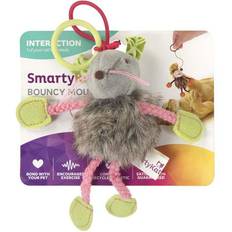 SmartyKat Bouncy Mouse Interactive Teaser Cat Toy, Color Varies
