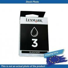 Lexmark Bläckpatroner Lexmark 3 Ink Cartridge Black