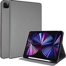 TechGear Grey iPad Pro 11" 2022 Smart Case [Pencil Slim