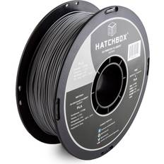 HATCHBOX HATCHBOX 1.75mm Silver PLA 3D Printer Filament, 1 KG Spool, Dimensional Accuracy 0.03 mm, 3D Printing Filament