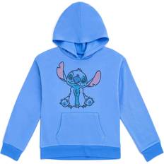 Hoodies HIS Disney Lilo & Stitch Big Girls Fleece Pullover Hoodie Blue