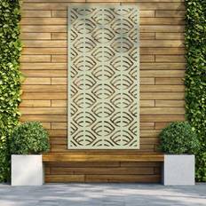 Wilkins Building Materials Almond Decorative Garden Screen Fence Feature Wall Soft Sage