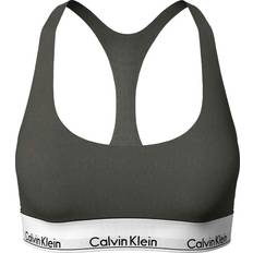 Calvin Klein Gröna BH:ar Calvin Klein Ofodrad bralette, dam, Fält oliv