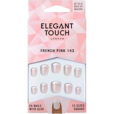 Unghie Finte Elegant Touch Nail Art Unghie Finte Set - Pink