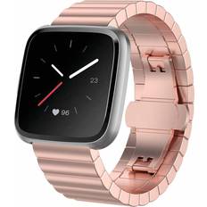 Fitbit Versa 3 Klockarmband i Rostfritt Stål Guld