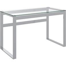 Glass - Silver Writing Desks Nspire !nspire Writing Desk