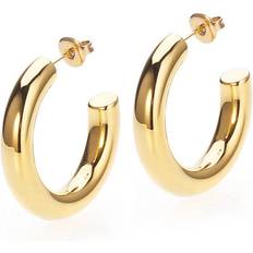 Aura Hoops Forgyldt