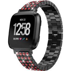 Fitbit Versa Wearables Fitbit versa urlänk träningsklocka strasstenar