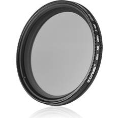 Camera Lens Filters Dsport 52mm Ultra Slim Variable Fader ND2-400 Neutral Density ND Filter Adjustable for Nikon D5300 D5200 D5100 D3300 D3200 D3100 DSLR Cameras