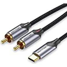 Vention USB C RCA ljudkabel, Typ-C RCA-kabel 2rca