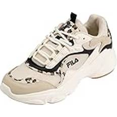 Fila 42 Sko Fila Damen COLLENE CB wmn Sneaker, Turtledove-Leopard, Schmal