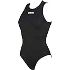 Swimsuits Arena Solid Water Polo One Piece Swimsuit, Black White