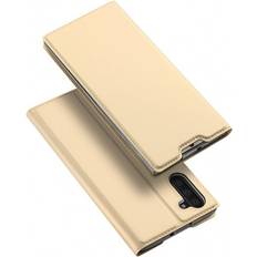 Samsung Galaxy Note 10 Portafogli Dux ducis Skin Pro Series Bookcover Galaxy Note 10 Smartphone Hülle, Gold