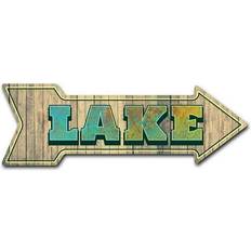 Brown Wall Decor SignMission 6 18 & Direction Sticker Vinyl Lake Wall Decor