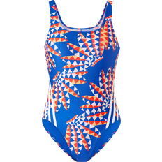 Orange - Women Swimsuits adidas Pool Swimsuit - Bold Blue/Red