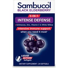 Sambucol Supplements Sambucol Black Elderberry 5-IN-1 Intense Defense Softgels 24 pcs