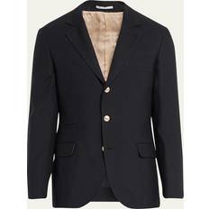 Linen - Men Suits Brunello Cucinelli Men's Linen-Wool Solid Suit