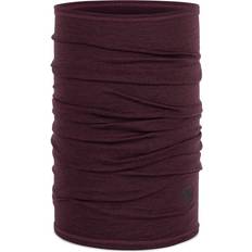 Röda Halsdukar & Sjalar Buff Lightweight Merino Wool Skidkläder Solid Garnet