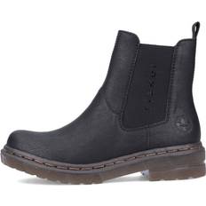 Plys Støvler Rieker Chelsea Boots - Sort