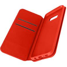 Samsung Galaxy S8 Fundas de cartera Avizar Funda con tarjetero y soporte para vídeo -Samsung Galaxy S8 roja rojo