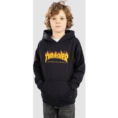 Thrasher Flame Kids Hoodie black