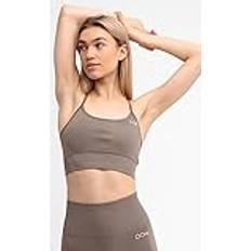 Brons BH:ar Drop of Mindfulness Maya Seamless Sport Bra Träningskläder Dam Beige