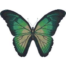 Miniart MINC11033 Crafts Turquoise Butterfly Bead Embroidery Kit