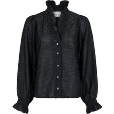 Neo Noir Brielle Glitter Blouse - Black