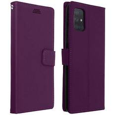 Accesorios para teléfonos móviles Avizar Funda Libro Cartera Con F. Soporte Para Samsung Galaxy A51 Violeta