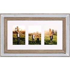 Beliani Photo Frames Beliani for 3 Photos Sinta Silver Photo Frame