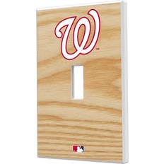 Keyscaper Washington Nationals Baseball Bat Design Single Toggle Light Switch Plate