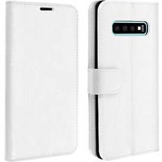 Accesorios para teléfonos móviles Avizar Funda Cartera Vintage Para Samsung Galaxy S10, Blanca