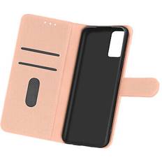 Accesorios para teléfonos móviles Avizar Funda para Samsung Galaxy A32 5G Tarjetero Función Soporte Champán oro rosa