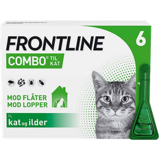 Kæledyr Frontline Combo Vet til Kat mod flåter og lopper 6x0.5ml