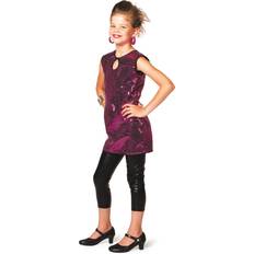 Wilbers Karnaval Robe Paillettes Disco Rose Enfant Taille 164