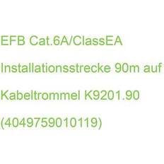 Tecline Efb cat.6a/classea installationsstrecke 90m auf kabeltrommel k9201.90 404975901 Orange 90 m